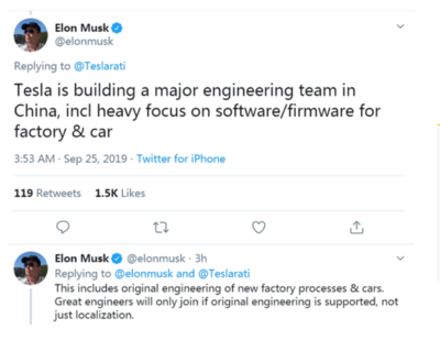 特斯拉加速上海軟件開發布局，在華招兵買馬組建核心工程團隊